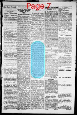 Page thumbnail for The State Journal