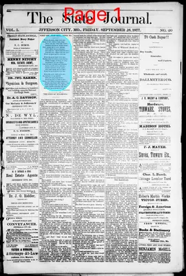 Page thumbnail for The State Journal