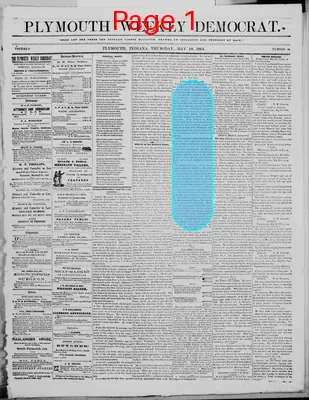 Page thumbnail for The Plymouth Weekly Democrat