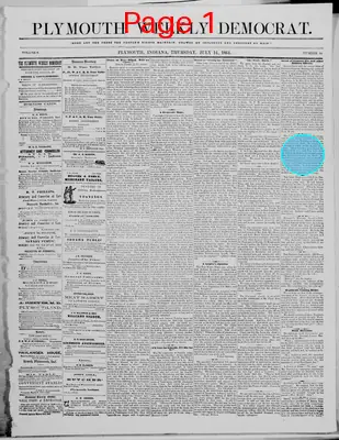 Page thumbnail for The Plymouth Weekly Democrat