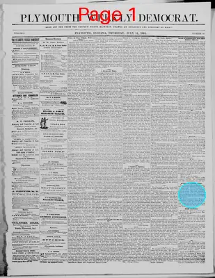 Page thumbnail for The Plymouth Weekly Democrat