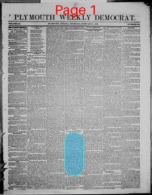 Page thumbnail for The Plymouth Weekly Democrat