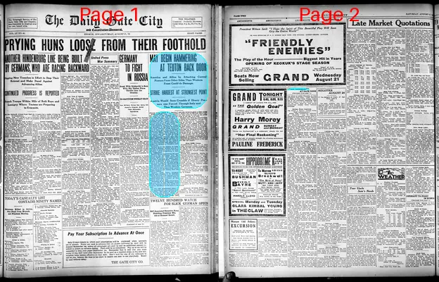 Page thumbnail for The Daily Gate City And Constitution Democrat