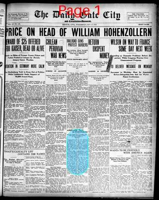Page thumbnail for The Daily Gate City And Constitution Democrat
