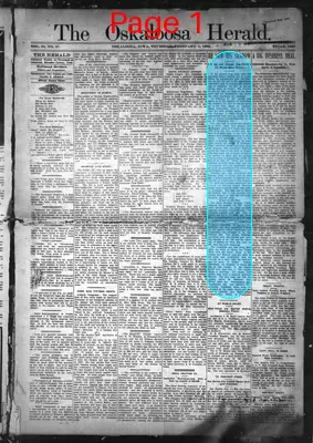 Page thumbnail for The Oskaloosa Herald