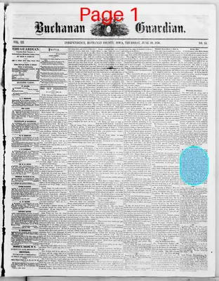 Page thumbnail for The Buchanan County Guardian