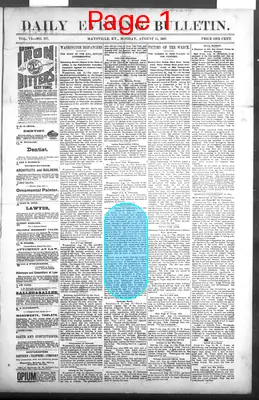 Page thumbnail for Daily Evening Bulletin