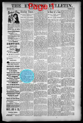 Page thumbnail for The Evening Bulletin