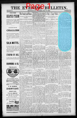 Page thumbnail for The Evening Bulletin