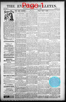 Page thumbnail for The Evening Bulletin