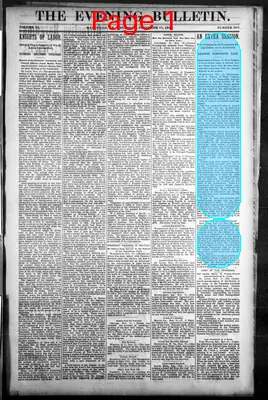 Page thumbnail for The Evening Bulletin