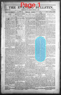 Page thumbnail for The Evening Bulletin