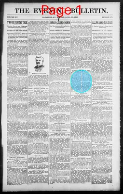 Page thumbnail for The Evening Bulletin