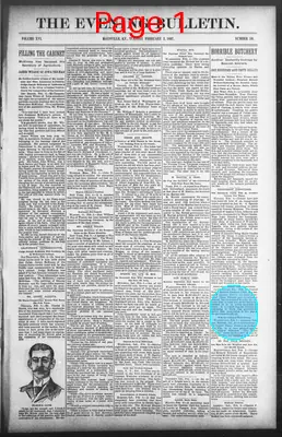 Page thumbnail for The Evening Bulletin