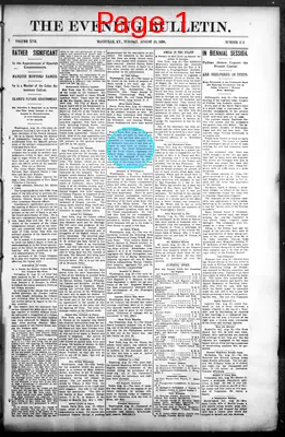 Page thumbnail for The Evening Bulletin