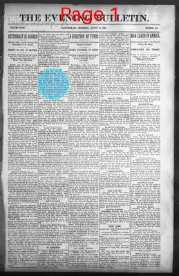 Page thumbnail for The Evening Bulletin