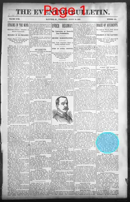 Page thumbnail for The Evening Bulletin