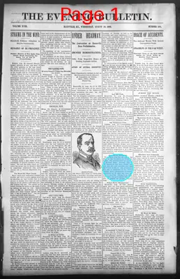 Page thumbnail for The Evening Bulletin