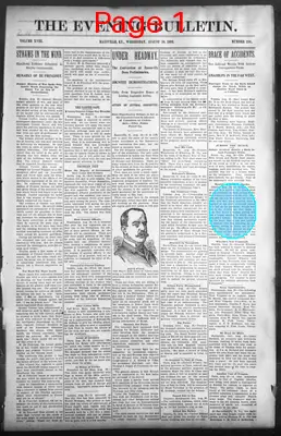 Page thumbnail for The Evening Bulletin