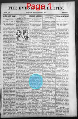 Page thumbnail for The Evening Bulletin