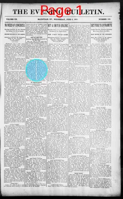 Page thumbnail for The Evening Bulletin