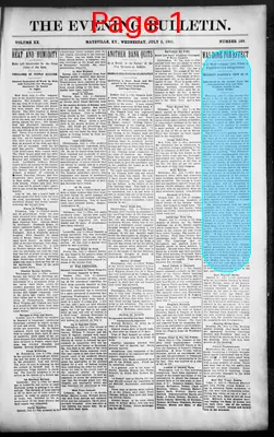 Page thumbnail for The Evening Bulletin