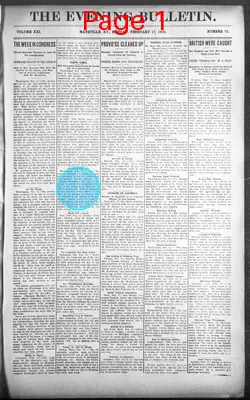 Page thumbnail for The Evening Bulletin