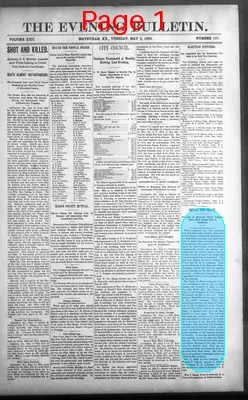 Page thumbnail for The Evening Bulletin