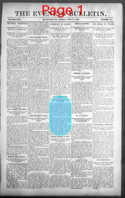 Page thumbnail for The Evening Bulletin
