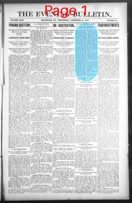 Page thumbnail for The Evening Bulletin