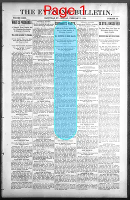 Page thumbnail for The Evening Bulletin