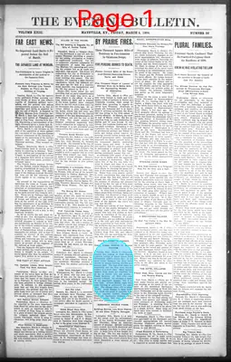 Page thumbnail for The Evening Bulletin