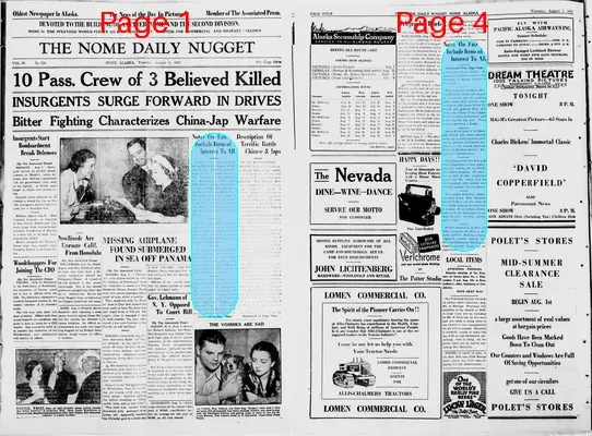 Page thumbnail for The Nome Daily Nugget