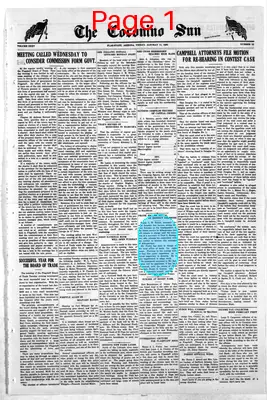 Page thumbnail for The Coconino Sun