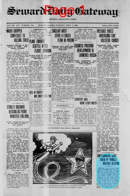 Page thumbnail for Seward Daily Gateway
