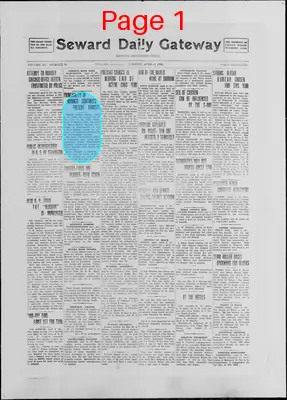 Page thumbnail for Seward Daily Gateway