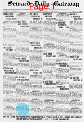 Page thumbnail for Seward Daily Gateway