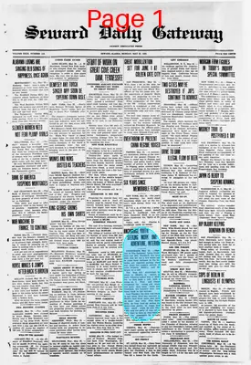 Page thumbnail for Seward Daily Gateway