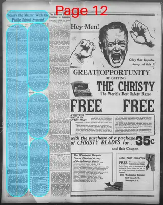 Page thumbnail for The Washington Tribune