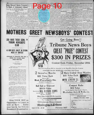 Page thumbnail for The Washington Tribune
