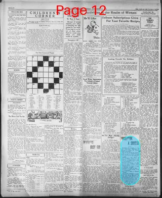 Page thumbnail for The Washington Tribune