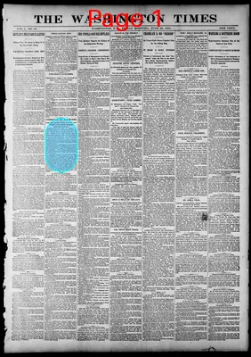 Page thumbnail for The Washington Times