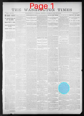 Page thumbnail for The Washington Times