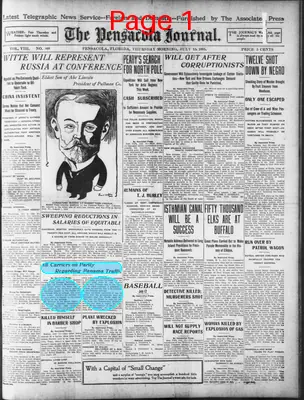 Page thumbnail for The Pensacola Journal
