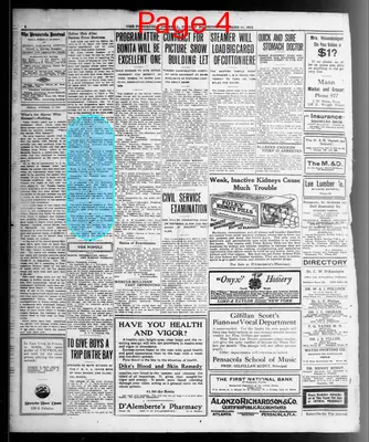 Page thumbnail for The Pensacola Journal