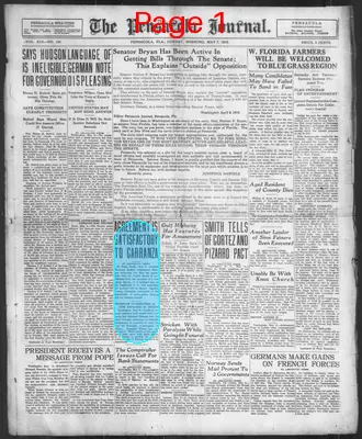 Page thumbnail for The Pensacola Journal