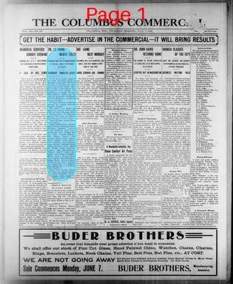 Page thumbnail for The Columbus Commercial