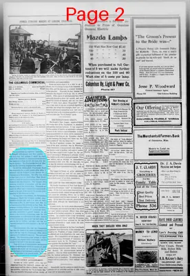 Page thumbnail for The Columbus Commercial