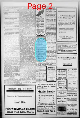 Page thumbnail for The Columbus Commercial