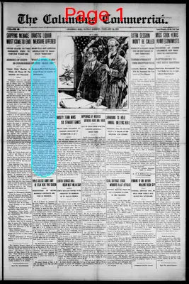 Page thumbnail for The Columbus Commercial